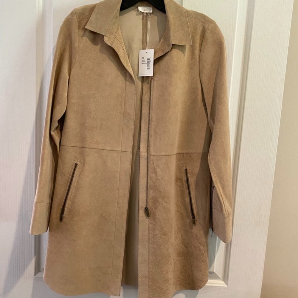 Brand new suede jacket by Ecru